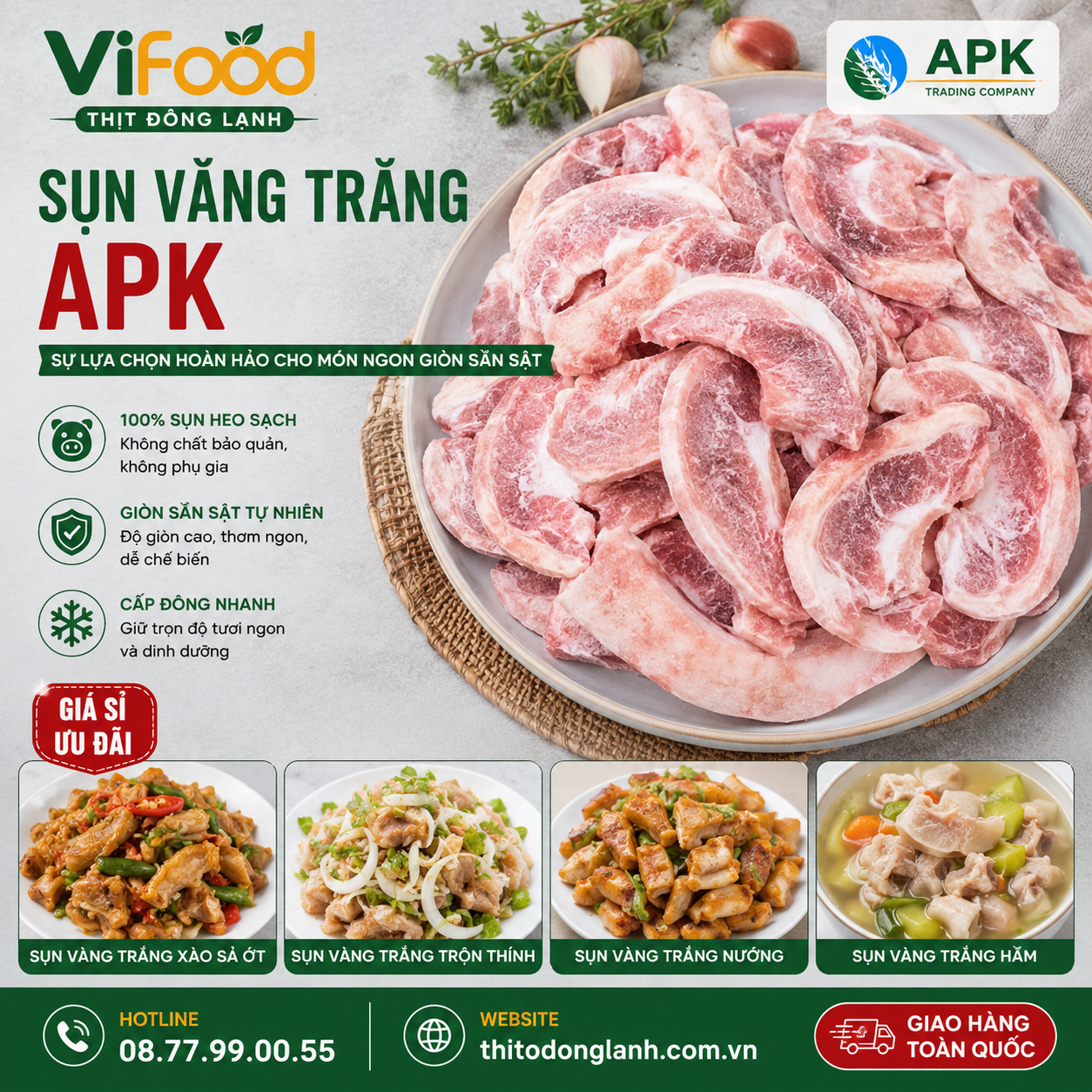 Sụn Vầng Trăng APK Giá Sỉ
